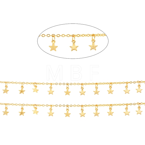 Brass Cable Chains CHC-I033-15G-1