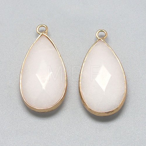 Natural White Jade Pendants X-G-S221-01G-1