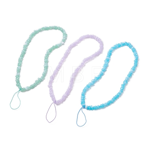 Acrylic Beaded Mobile Straps HJEW-JM01032-1