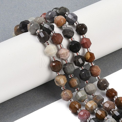 Natural Ocean Jasper Beads Strands G-O201B-129F-1