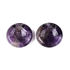 Natural Amethyst Thumb Worry Stone G-Q602-12B-1