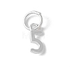 925 Sterling Silver Figure Charms STER-M093-05S-05-1