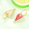 Valentine's Day Heart Brass Micro Pave Clear Cubic Zirconia Hoop Earrings EJEW-Z164-10G-01-2