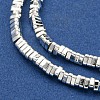 Electroplated Synthetic Non-Magnetic Synthetic Hematite Beads Strands G-I360-I01-04-3