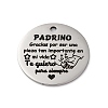 Anti-Tarnish 201 Stainless Steel Pendants STAS-R002-01P-01-1