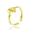 Simple Stainless Steel Adjustable Cuff Rings for Women WT4746-6-1