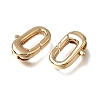 Brass Spring Gate Rings KK-CBA4292-10G-2