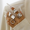 5Pcs Alloy Finger Rings Sets WG7802C-06-1