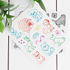Rubber Clear Stamps DIY-WH0251-004-3