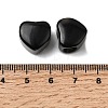 Natural Black Obsidian European Beads G-C269-01C-3