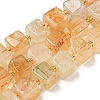 Natural Citrine Beads Beads Strands G-G053-B09-01C-1