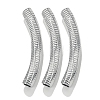 304 Stainless Steel Curved Tube Beads STAS-M071-03C-P-1