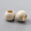 Undyed Wood Beads WOOD-TAC0014-09-2