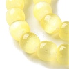 Natural Selenite Beads Strands G-B103-A01-09-3