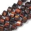 Natural Tiger Eye Beads Strands G-C267-B15-2