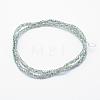 Electroplate Glass Beads Strands EGLA-J144-HP-A01-2