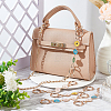 5Pcs 5 Colors Sunflower Alloy Enamel Link Purse Strap Extenders FIND-WR0009-35-5