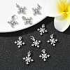 SHEGRACE Brass Micro Pave Cubic Zirconia Pendants XGRQ3D201-487P-4
