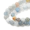 Natural Aquamarine Beads Strands G-D327-A01-5mm-4