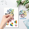 8 Sheets 8 Styles PVC Waterproof Wall Stickers DIY-WH0345-073-3