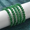 Natural Malaysia Jade(Dyed) Bead Stretch Bracelets BJEW-K212-B-013-5