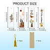 4Pcs Acrylic Bookmarks AJEW-GL0001-73A-3