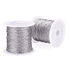 2 Rolls Round PET Metallic Thread MCOR-TADJ0001-01D-02-2