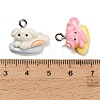 Opaque Resin Pendants RESI-B047-04-3