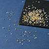 1200Pcs 2 Colors Brass Crimp Beads KK-FS0001-37-10
