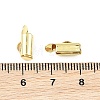 SHEGRACE Brass Slide On End Clasp Tubes XGRQ1R438-356G-3