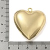 Heart Brass Pendants X-KK-N254-98G-03-3