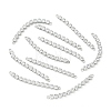 SHEGRACE Brass Pave Clear Cubic Zirconia Connector Charms XGRQ3P326-640P-1