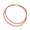 3MM Punk Rock Round Braided Leather Cord Necklaces NJEW-JN05861-02-6