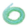 Transparent Painted Glass Beads Strands X1-DGLA-A034-T1mm-A17-5