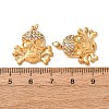 304 Stainless Steel Rhinestone Pendants RB-CBA9088-04G-B-3