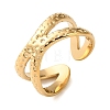 304 Stainless Steel Cuff Open Rings SA-CBAD22F-01G-D-1