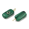 Synthetic Malachite Pendants KK-B157-43G-01-2