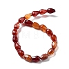 Natural Red Agate Beads Strands G-P520-B06-01-3