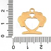 304 Stainless Steel Enamel with Glitter Pendants STAS-Z186-13G-3