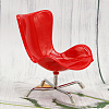 Plastic & Stainless Steel Rotating Chair Model MIMO-PW0003-009B-1