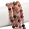 Natural Red Rutilated Quartz Beads Strands G-G300-A02-6mm-1