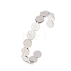 Christmas 201 Stainless Steel Cuff Bangles for Women BJEW-T021-01F-P-2