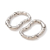 Hammered Brass Spring Gate Rings KK-CBA90BB-04P-2