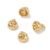 Brass Bead Cap Pendant Bails KK-CBA50B0-22G-1