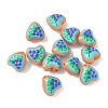 Baking Paint Glass Enamel Beads LAMP-D303-02D-1