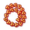 Glass Enamel Beads GLAA-Q125-01A-03-3