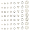 400Pcs 8 Styles Alloy Spacer Beads FIND-YW0011-14-2