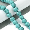 Dyed Synthetic Turquoise Beads Strands G-H023-A09-01-2