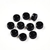 Opaque Solid Color Glass Beads X1-GLAA-N007-6x3mm-A01-1