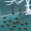 210Pcs Tibetan Style Alloy Tube Bails TIBE-PH0002-62AB-4
